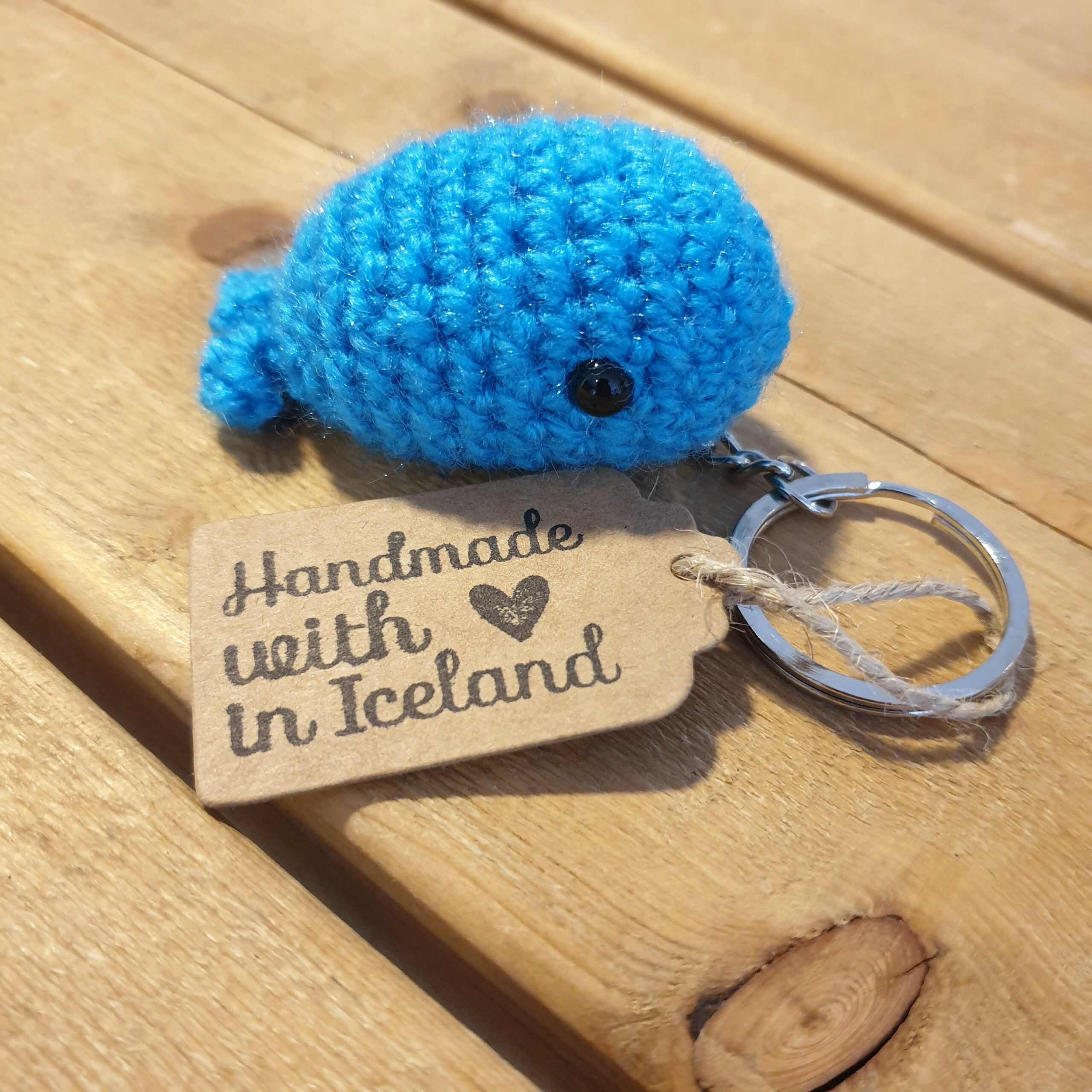 Blue Whale Keychain Hvalasafni H sav k